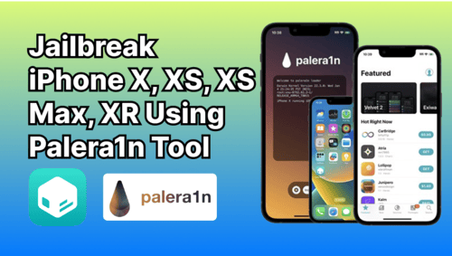 palera1n for iPhoneX Series jailbreak 